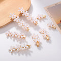 MIO Fancy Pearls Women Hair Pins Duckbill Side Clip Daisy Korean Hair Accessories Wholesale Alloy Pearl Hairpins