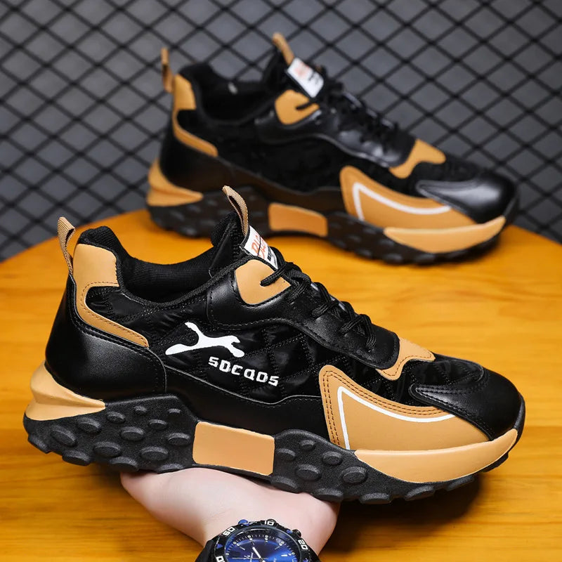 2026 New Men Breathable Fashion Sneaker Damping Walking Shoes