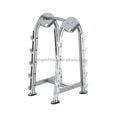 Hot Sale Commercial Gym Fitness Equipment  Steel Barbell Rack with Custom Logo Fitness Accessory for Gym Use