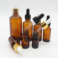 Wholesale Hangzhou 10ml 15ml 20ml 30ml Glass Cosmetic Serum Dropper Bottles Essential Oil Brown for Cosmetics