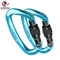 Heavy Duty D Type Aviation Aluminum  Alloy 7075 Carabiner Climbing Carabiner Hook