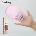 Factory Custom Bath Cocoon Body Scrub Mitt Exfoliate Remove Dead Skin Turkish 100% Raw Mulberry Raw Silk Exfoliating Glove