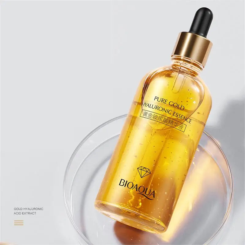 Private Label Pure 24K Pure Gold Face Whitening Anti Aging Gold Serum