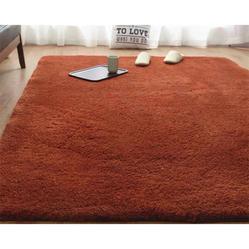 Graceline New Style Polyester Yarn Tapete Carpets Mats Living Room Fluffy Shaggy Carpets