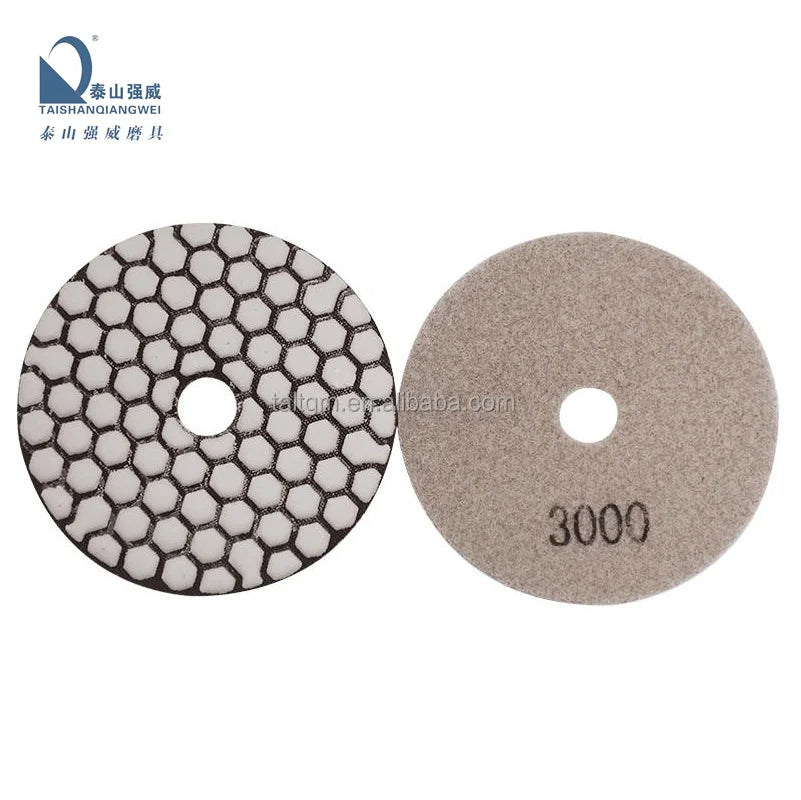 Diamond Concrete Grinder Stone Dry Polishing Pads for Marble and Granite Quartz