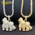 High Quality Hip Hop Jewelry Charms Pendant Pass Diamond Tester 925 Sterling Silver Iced Out Moissanite Gorilla Pendant