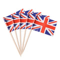 Custom Mini Toothpick Flag for Party Cake Decor Wooden 2.5x3.5cm Flags