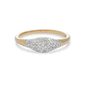 Milskye 925 Silver Jewelry Vendors 14k Gold Vermeil Diamond Mini Signet Pinky Band Ring Designs