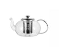 Modern 1200ml Clear Glass Teapot with Removable Stainless Steel Infuser Basket Eco-Friendly Coffee/Tea Sets