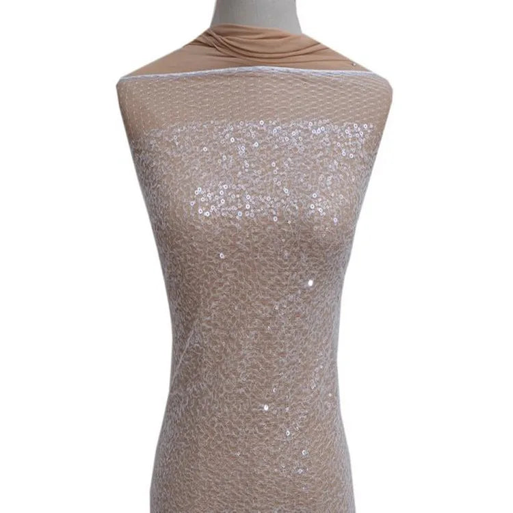 Luxury Quality French White Wedding Dress Embroidery Bridal Lace Fabric for Wedding Dress Lace