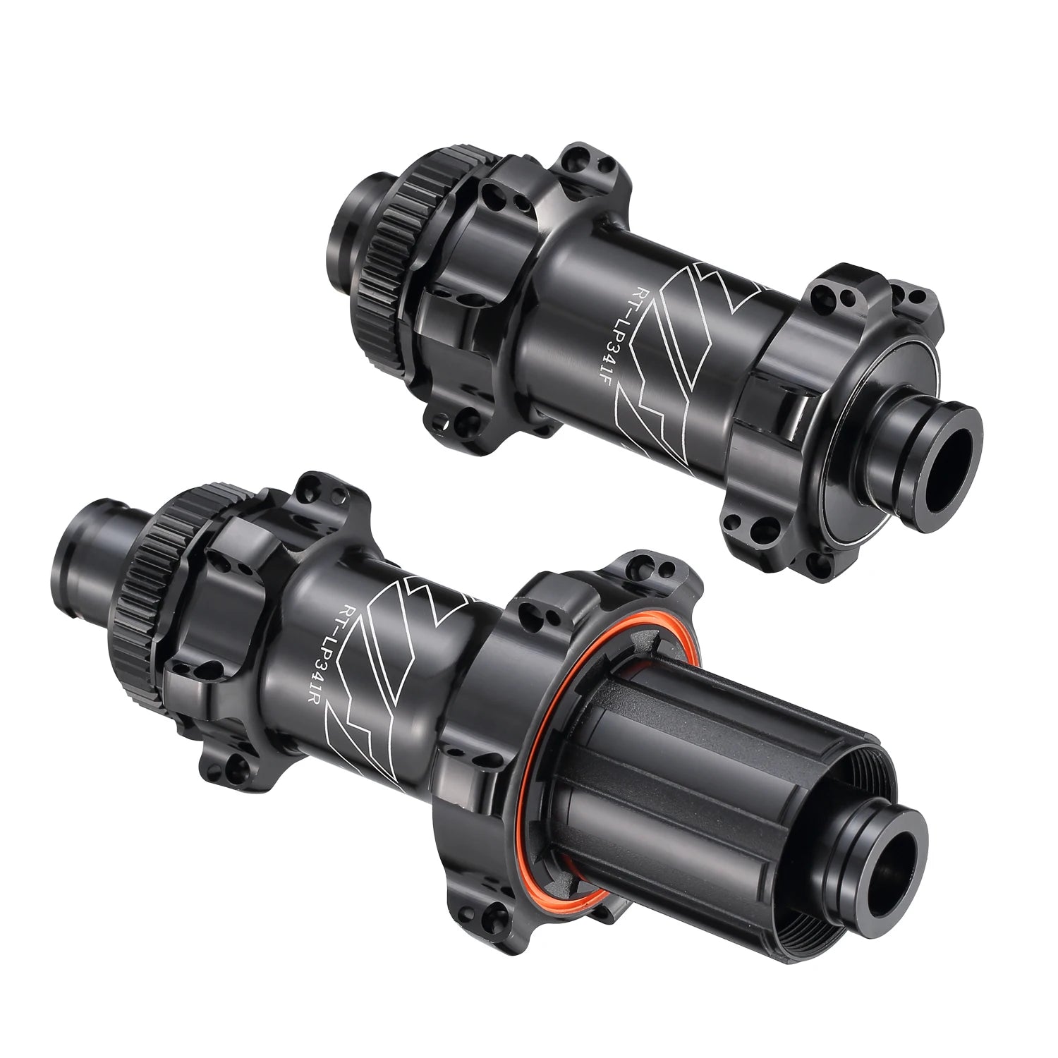 Ultra Light AL6061 Road Bike Hubs with 14G*24/28H Spokes Disc Brake System Freehub Body HG for Front and Rear Position