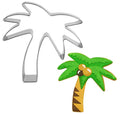 Stainless Steel Summer Palm Tree Cookie Cutter Biscuit Cutter Hollow Metal Cookie Cutter