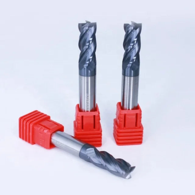 CHENGZHEN HRC60 4-Flute TiCN Coated Carbide End Mill - High Precision â‰¤0.005mm CNC Tool RoHS Certified