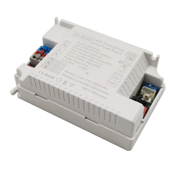 Hot Sale Customized Dual Output Plastic Case AC-DC 36W Battery Backup Emergency Driver LED Lighting