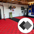 Hot Selling Garage Floor Tiles Interlocking Plastic 40cmX40cmX18mm Garage Floor Tiles