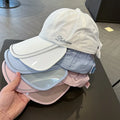 Landfond Wholesale Price Outdoor Sports Retractable Brim Polyester Plain Waterproof 6 Panel Blank Baseball Cap