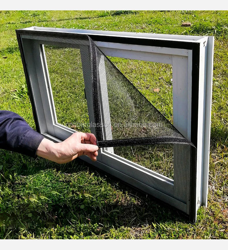 Factory Direct Wholesales Stiff Mesh Fabric Sunroof Mosquito Curtain Flyscreen Moskito Net for Window