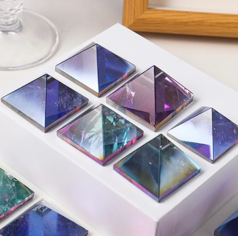 Crystals Healing Stones Pyramid Angel Aura Crystal Pyramids Crystal Crafts Fengshui Decoration