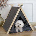 2024 Popular Customized Pet Bed Tent Washable Durable Teepee Cat Dog House Soft Sofa Luxury Indoor