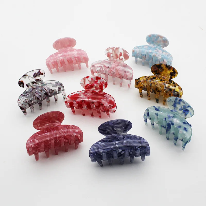 2.6 Inch Large Acetate Hair Claw Clips Classic Tortoiseshell Leopard Hair Clamps Non Slip Women Hair Accessories
