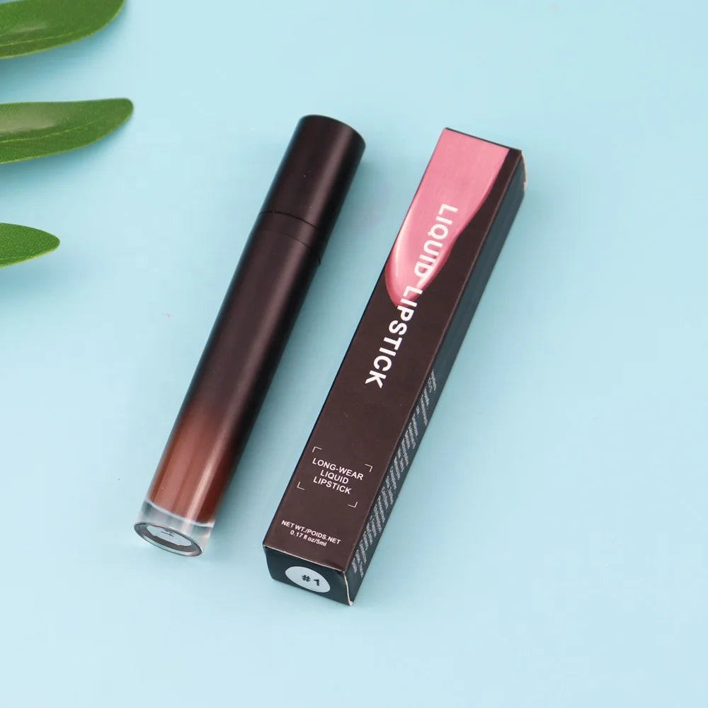 Multifunctional 6pcs Matte Makeup Set Matte Liquid Lipstick Private Label