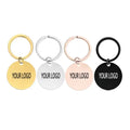 Custom Sublimation Blank Keyring Stainless Steel Keychain Metal Key Chain