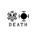 One Piece Custom Arm Temporary Tattoo Sticker Dark Transfer Plant Based Tattoo Black Waterproof Anime Tattoo Sticker