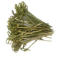 Eco Friendly 100% Natural Disposable Bamboo Flower Knot Food Grade Heat Resistant Long Handle Skewer Sticks Charcoal BBQ