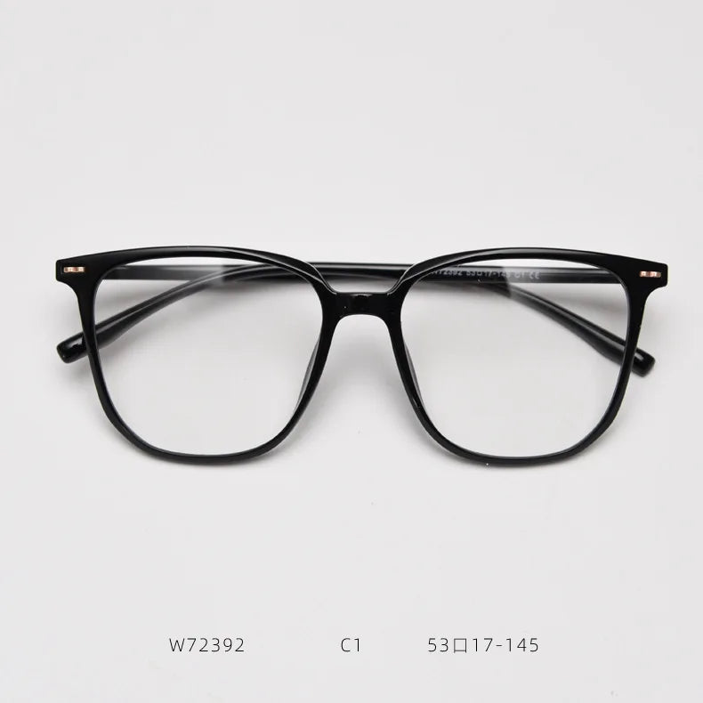 2025 Unisex Blue Light Filter Glasses for Women Half Metal square Glasses Frame for Men TR90