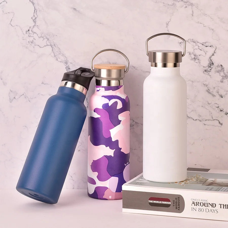 Reusable Stainless Steel Water Bottle Eco-Friendly Vacuum Insulated Sport Water Bottle