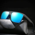 Hot Design Wholesale Bicycle Sun Glasses Square Frames Polarized Men Fishing Cycling Driving Flat Top Sports Sunglasses