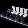 Combined PVC Acrylic Adjustable Dividers Shelf Pusher for Auto Organize Goods in Retail Supermarkets