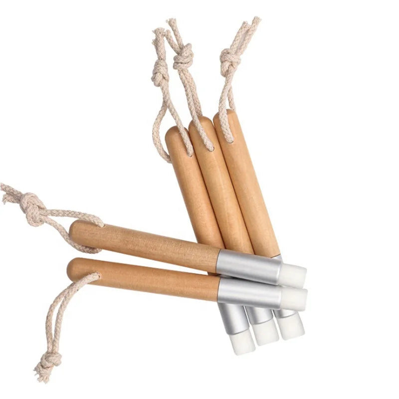 Private Label Wooden Handle Lash Cleansing Brush Nose Blackhead Eyelash Face Cleaning Makeup Cleaner Brush