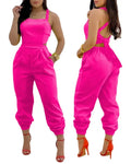 2026 Summer Women New Arrivals Boutique Clothing Ladies Casual Jumpsuits Hollow Out Backless Jumpsuit