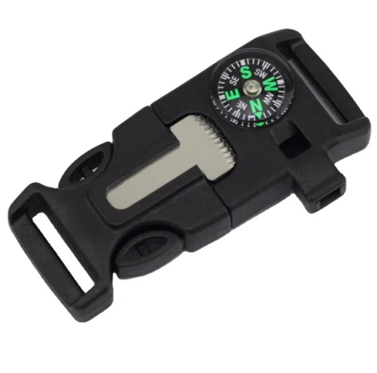 4 in 1 Outdoor Multi-Tools Earthquake Adventure Gear Emergency Camping Survival Kit With Compass Whistle
