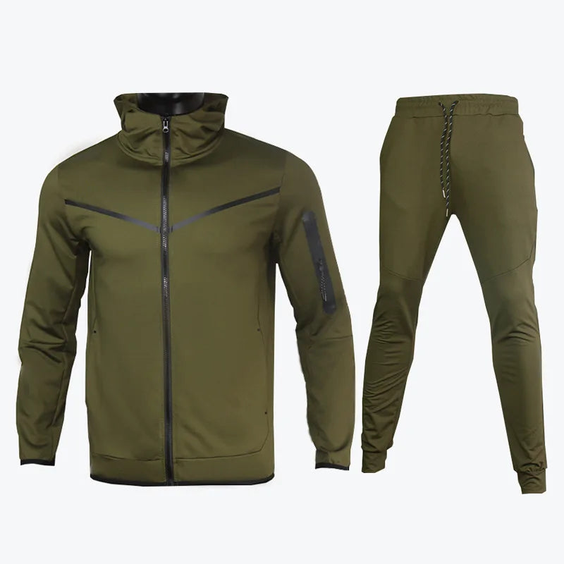 Unisex Men's Cotton Sweatsuit with Custom Logo Breathable Plus Size Jogging Sweatpants and Hoodie Set for Summer
