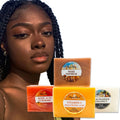 Custom Natural Turmeric Skin Whitening Kojic Acid Soap and Vitamin C Exfoliating Facial Cleansing Niacinamide Whitening Soap