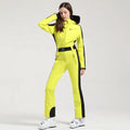 Wholesale Breathable Windproof Ski Clothing Fashion Snowboarding Suit Adult One Piece Women's Snowsuit