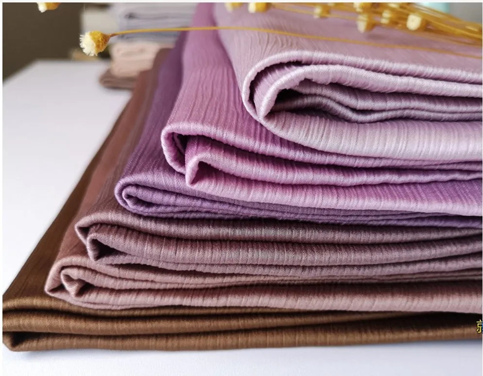 Fashion Girl Pure Color Chiffon Crease Scarf Chiffon Hijab Ethnic Scarves Crinkle Shawls Soft Wrinkle Hijab