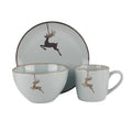 Wholesale Custom logo Nordic Luxury Ceramic Bowl Plate Mug Gold Rim Dinnerware Set