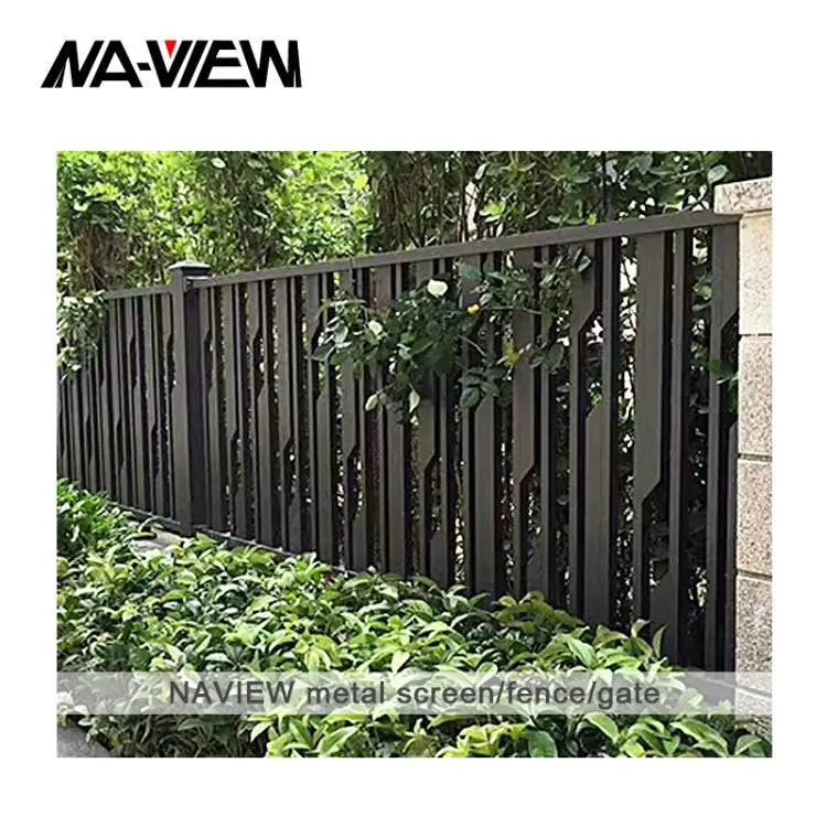 Courtyard Laser Cut Aluminum Eco-Friendly Waterproof Powder Coated 3D Modeling Garden Gates & Fences