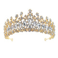 Custom Large Rhinestone Crystal Tiara Crown Beauty Pageant Miss Universe Royalty for Queens Wedding Anniversary Engagement