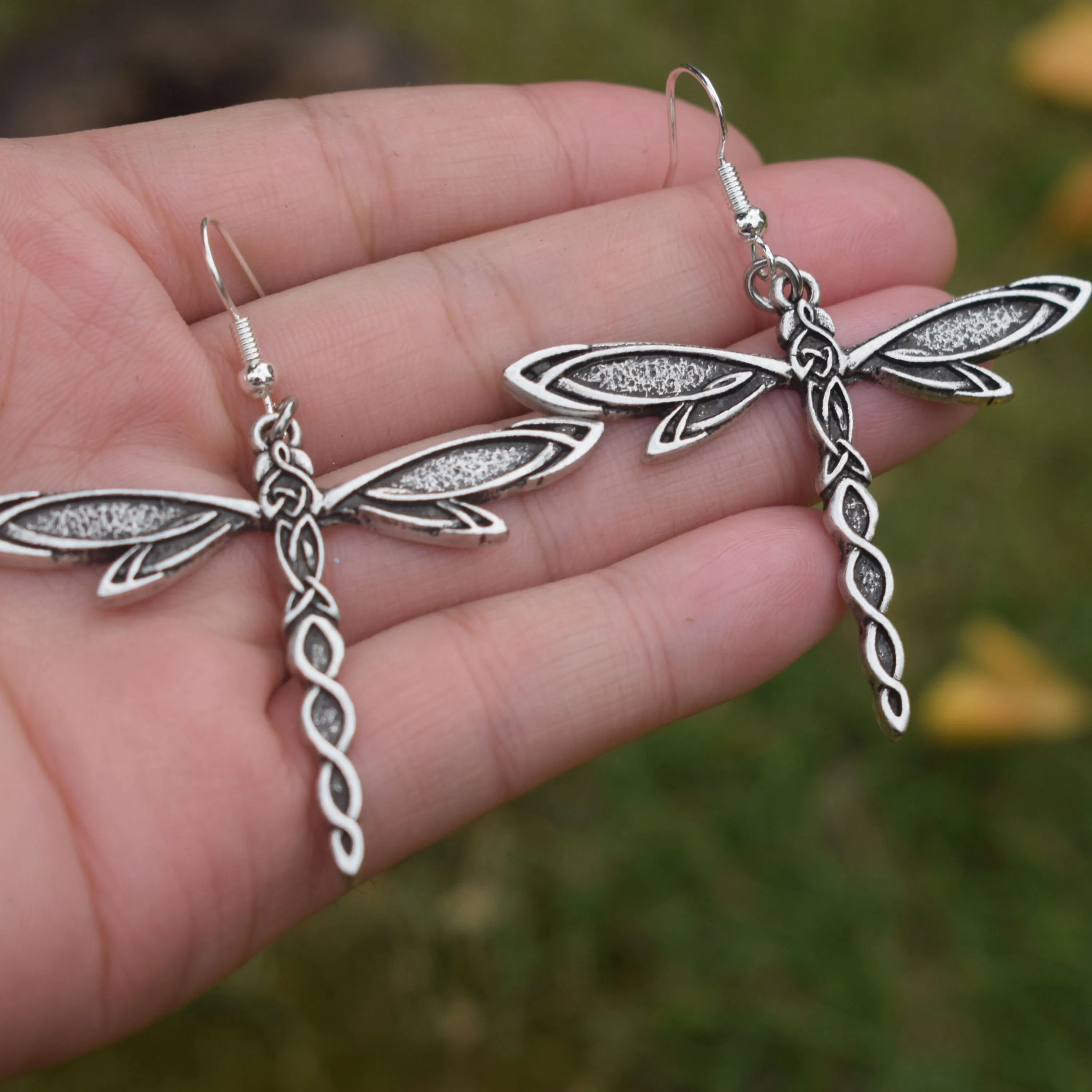 Wiccan Insect Dragonfly Earring