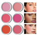 Custom Logo Vegan Cream Blush Long-Lasting High Pigment for Face for Fair Single Cheek Make-up Mineral Private Label Creamy