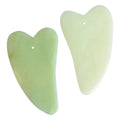 Diy Fast Shipping Beauty Personal Care Green Jade V Shape gua sha set