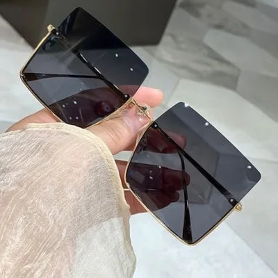 New New Fashion Retro New Coming Retro Vintage Men Women Oversize Square Sunglasses