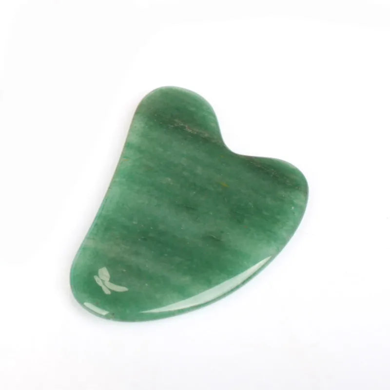 100% Real Natural Massage Tool Agate Xiuyan Jade Nephrite Gua Sha Tool