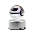 80mm New Design 3D Crystal Pokemon Trainer Pokeball With Bulbasaur Action Figures Pokemon Ball