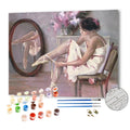 DIY Painting by Numbers 12inx16in Elegant Ballet Girl Paint by Numbers Kit Portrait Unique Gifts