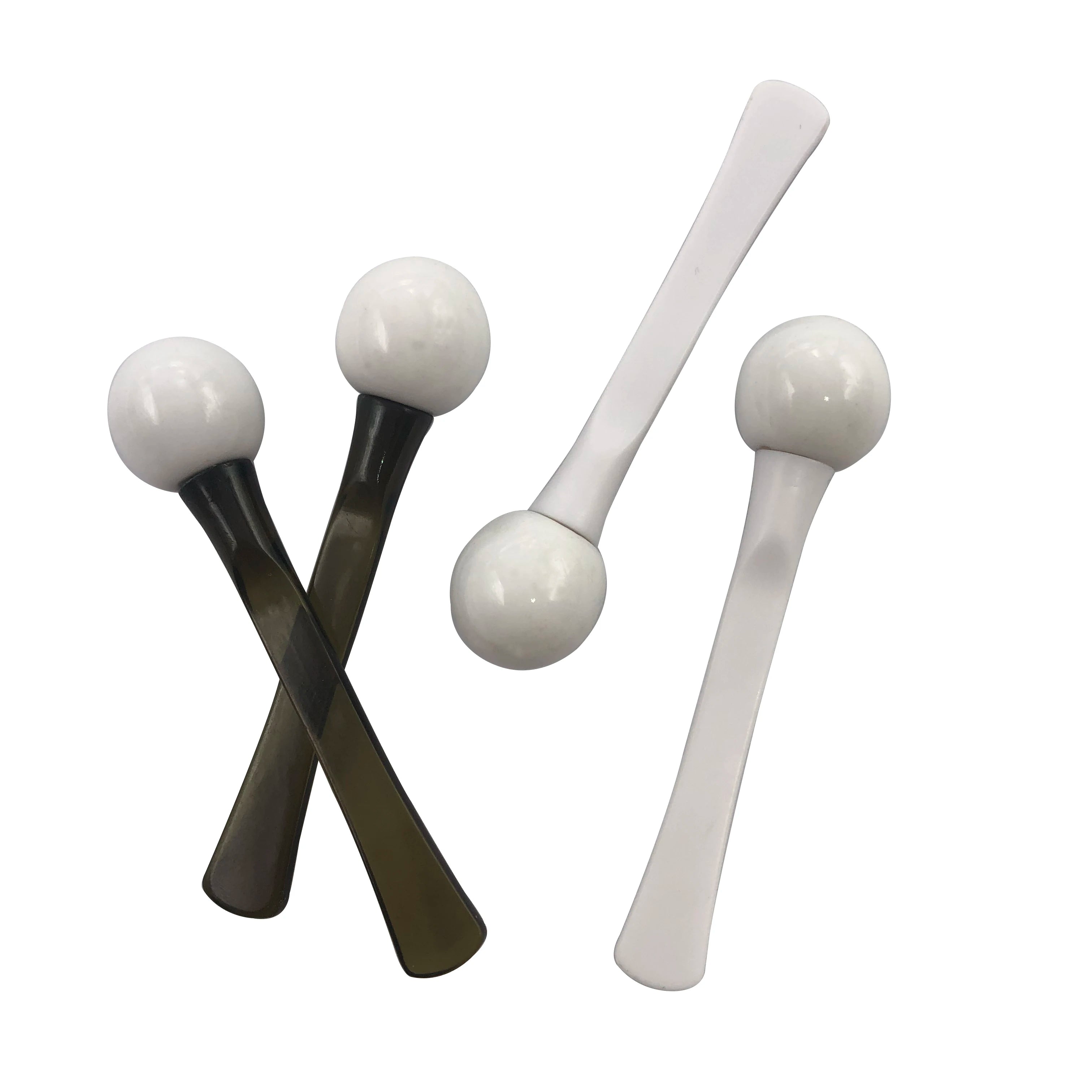 Hot Selling Mini Metal Ceramics Makeup Face Cream Spatula Plastic Cosmetic Spoon